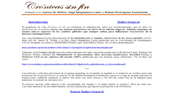 Desktop Screenshot of cronicasinfin.com